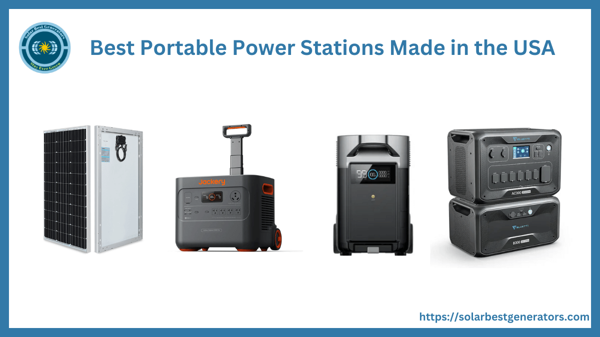 Portable Power Station Made In USA 