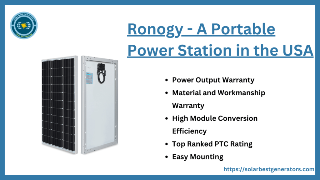 Ronogy - A Portable Power Station in the USA
